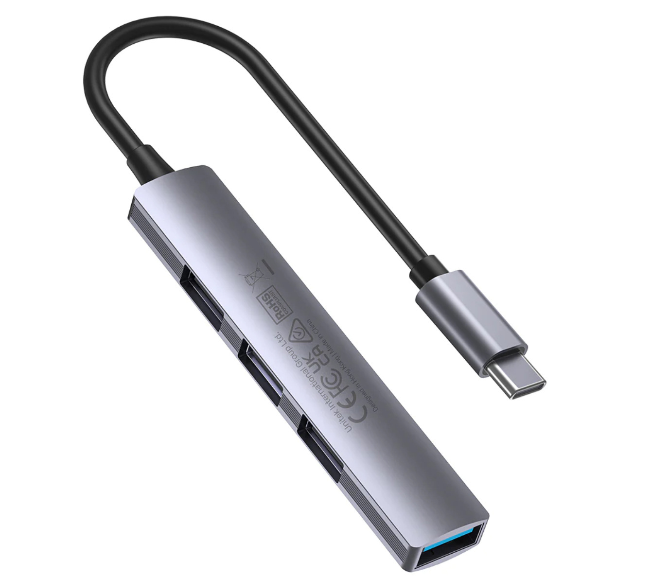 Unitek HUB USB TYP-C (H1208B)