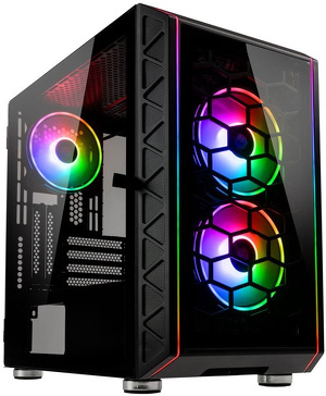 Miniatura produktu: Obudowa do komputera Kolink Citadel Glass SE ARGB Micro-ATX czarna