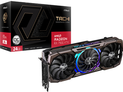 Miniatura produktu: ASRock Radeon RX 7900 XTX Taichi 24GB PCI-E GDDR6 (RX7900XTX TC 24GO)
