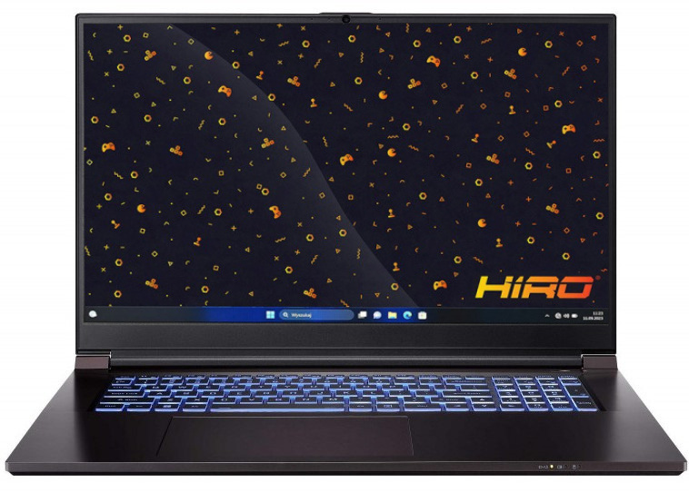 Laptop Hiro K770 17,3" 144Hz i7-13700H 2TB-SSD 32GB RTX 4070-8GB DLSS 3 Win11 3Y