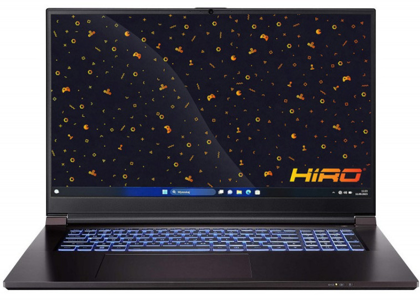 Zdjęcie produktu: Laptop Hiro K770 17,3" 144Hz i7-13700H 2TB-SSD 32GB RTX 4070-8GB DLSS 3 Win11 3Y