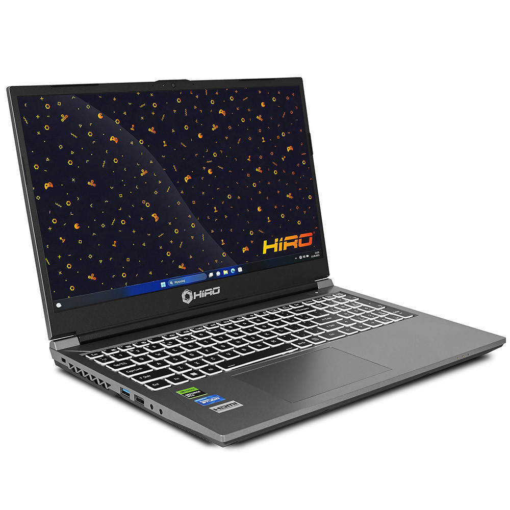 Laptop Hiro K570 15,6" 144Hz i7-13700H 1TB-SSD 32GB RTX 4070-8GB DLSS 3 Win11 3Y