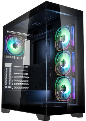 Miniatura produktu: Obudowa do komputera Kolink Unity Peak Showcase ARGB czarna