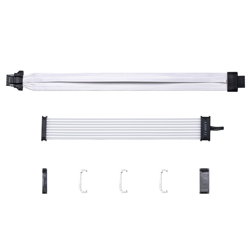 Lian Li Strimer Plus 12VHPWR 16-pin v2 ARGB 32cm 8-led przedłużacz kabla do zasilania karty graficznej PCIe 5.0