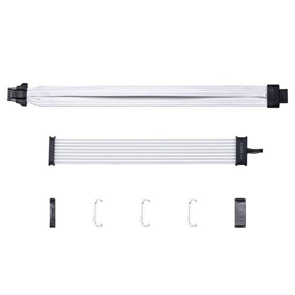 Zdjęcie produktu: Lian Li Strimer Plus 12VHPWR 16-pin v2 ARGB 32cm 8-led przedłużacz kabla do zasilania karty graficznej PCIe 5.0