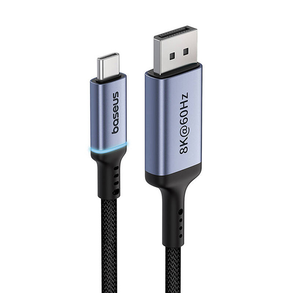 Zdjęcie produktu: Przewód USB Typ-C - DisplayPort DP 1.4 8K@60Hz Baseus kabel 2m (B0063370D111-01) Zdjęcie produktu: Przewód USB Typ-C - DisplayPort DP 1.4 8K@60Hz Baseus kabel 2m (B0063370D111-01)