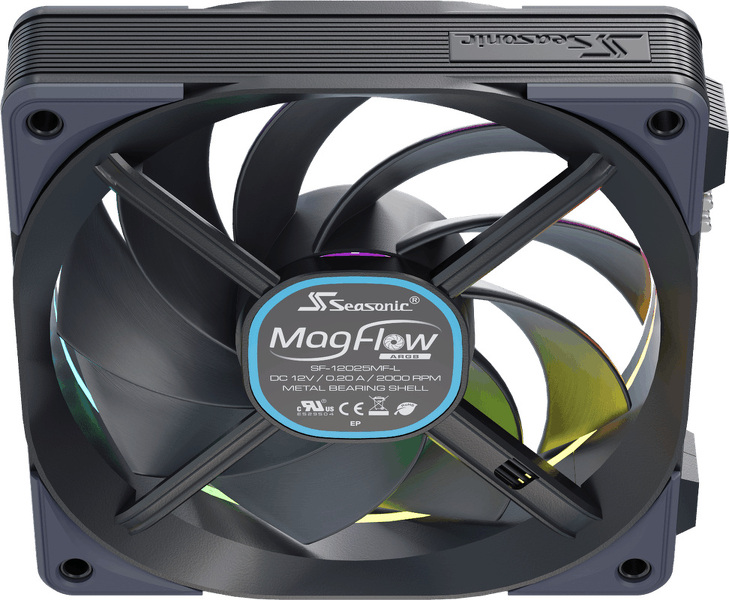 Zdjęcie produktu: Seasonic MagFlow 120mm ARGB PWM