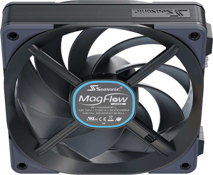 Zdjęcie produktu: Seasonic MagFlow 120mm ARGB PWM (3 szt.)