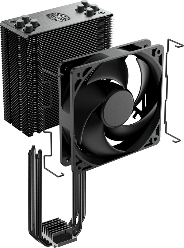 Zdjęcie produktu: Chłodzenie procesora Cooler Master Hyper 212 Black Edition LGA1700 PWM Zdjęcie produktu: Chłodzenie procesora Cooler Master Hyper 212 Black Edition LGA1700 PWM