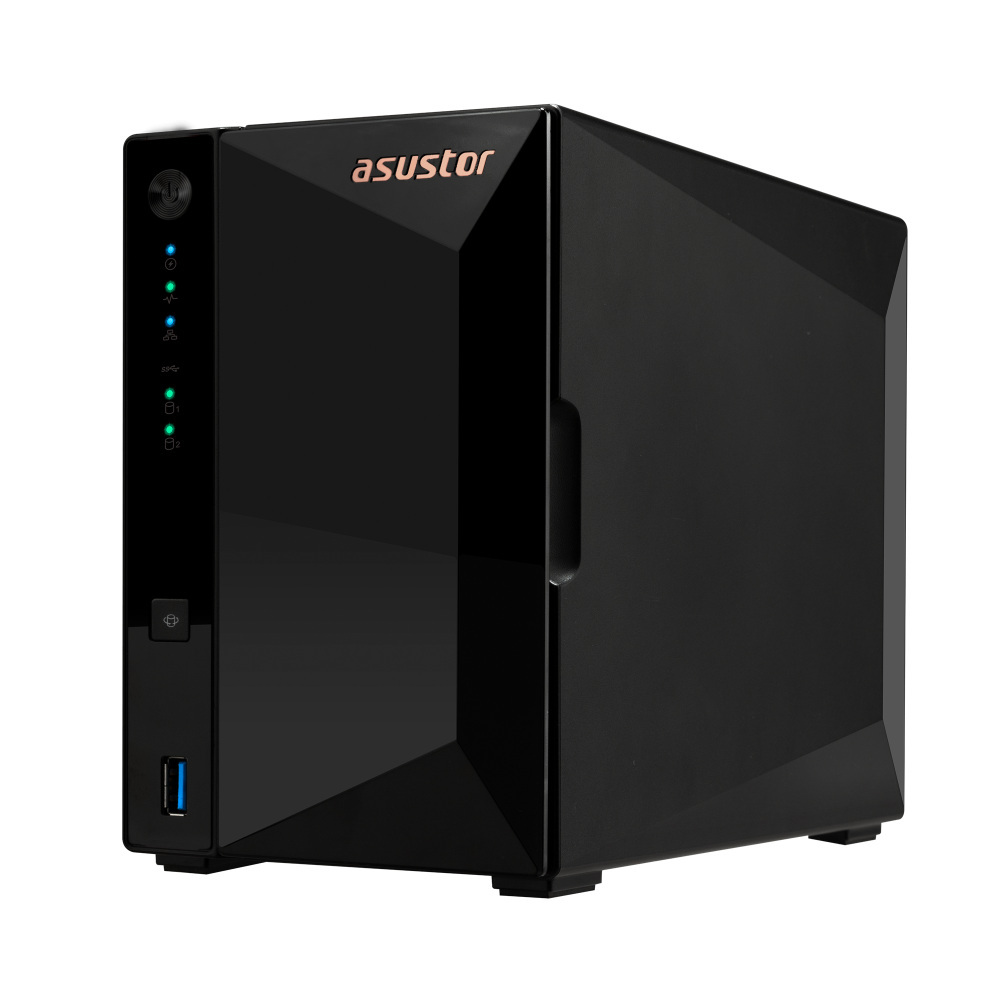 Serwer plików Asustor DRIVESTOR 2 PRO AS3302T 2-bay, Realtek RTD1296. Quad-Core, 1.4GHz, 2GB DDR4. 2.5GbE x1. USB3.2 Gen1 x3 + 2x 8TB HDWG480UZSVA Serwer plików Asustor DRIVESTOR 2 PRO AS3302T 2-bay, Realtek RTD1296. Quad-Core, 1.4GHz, 2GB DDR4. 2.5GbE x1. USB3.2 Gen1 x3 + 2x 8TB HDWG480UZSVA