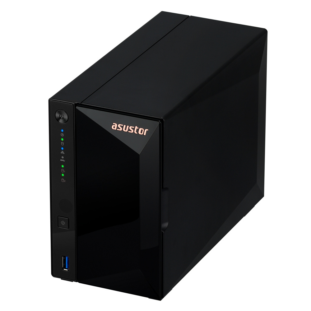 Serwer plików Asustor DRIVESTOR 2 PRO AS3302T 2-bay, Realtek RTD1296. Quad-Core, 1.4GHz, 2GB DDR4. 2.5GbE x1. USB3.2 Gen1 x3 + 2x 8TB HDWG480UZSVA Serwer plików Asustor DRIVESTOR 2 PRO AS3302T 2-bay, Realtek RTD1296. Quad-Core, 1.4GHz, 2GB DDR4. 2.5GbE x1. USB3.2 Gen1 x3 + 2x 8TB HDWG480UZSVA