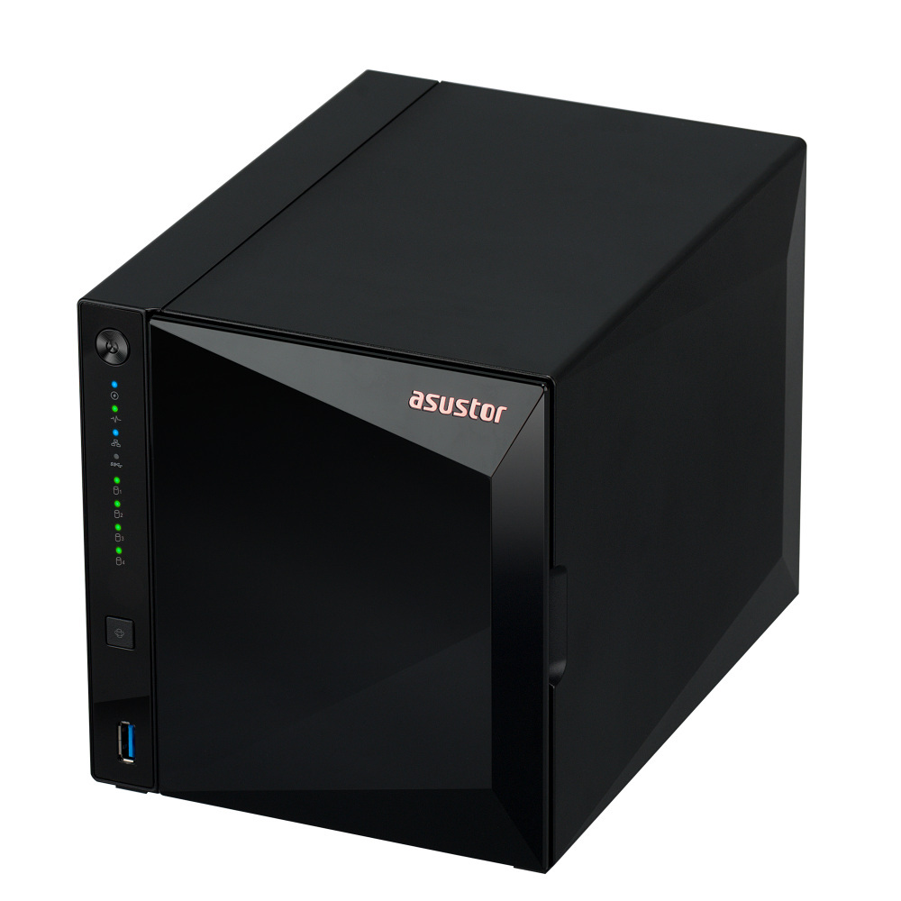 Serwer plików Asustor DRIVESTOR 4 PRO AS3304T 4-bay, Realtek RTD1296. Quad-Core, 1.4GHz, 2GB DDR4. 2.5GbE x1. USB3.2 Gen1 x3 + 2x 8TB HDWG480UZSVA Serwer plików Asustor DRIVESTOR 4 PRO AS3304T 4-bay, Realtek RTD1296. Quad-Core, 1.4GHz, 2GB DDR4. 2.5GbE x1. USB3.2 Gen1 x3 + 2x 8TB HDWG480UZSVA