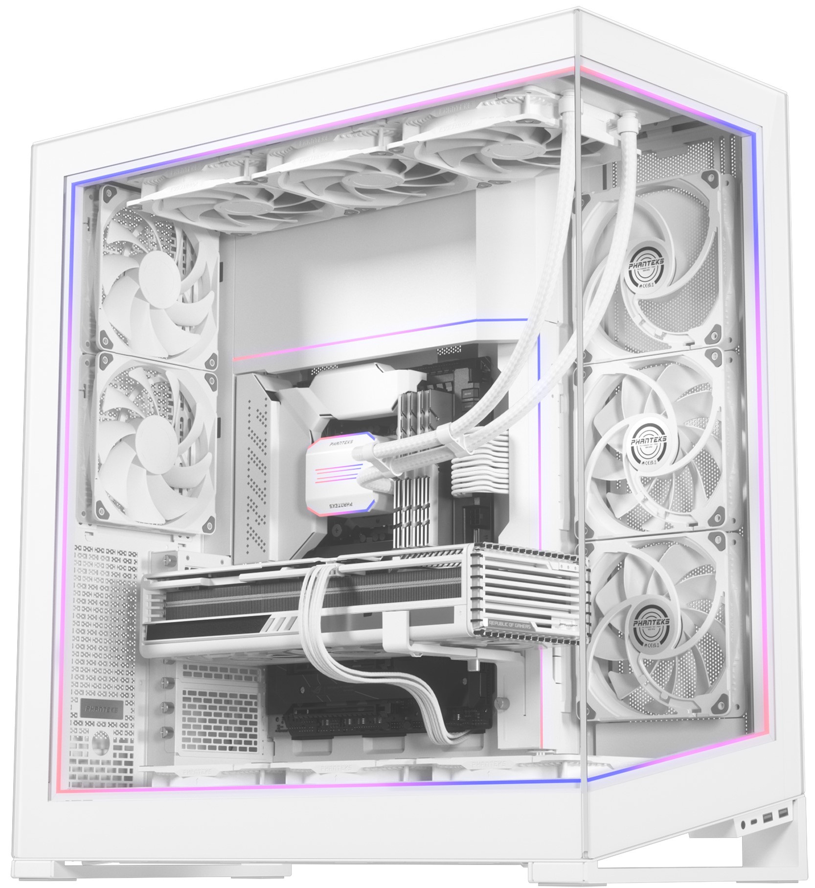 Phanteks NV9 Premium LED Kit, Hub ARGB White
