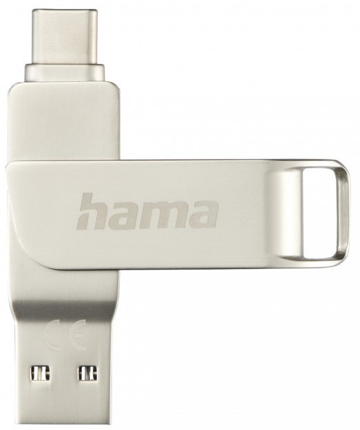 Pendrive HAMA C-Rotate Pro USB TYP-C 3.1/USB-A 3.0 128GB 90MB/s Pendrive HAMA C-Rotate Pro USB TYP-C 3.1/USB-A 3.0 128GB 90MB/s
