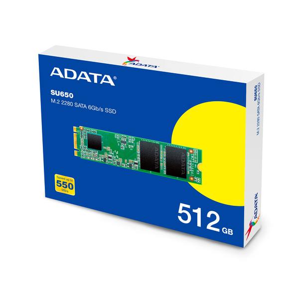 Zdjęcie produktu: Dysk Adata SSD Ultimate SU650 512GB M.2 SATA Zdjęcie produktu: Dysk Adata SSD Ultimate SU650 512GB M.2 SATA