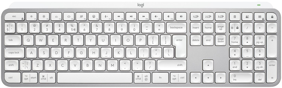 Miniatura produktu: Klawiatura Logitech 920-011588 MX Keys S Grey US