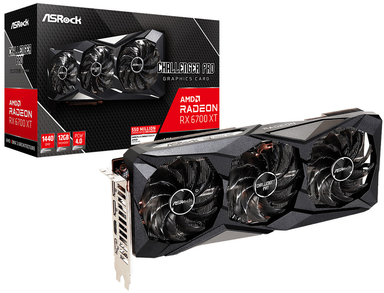 Zdjęcie produktu: ASRock Radeon RX 6700 XT Challenger Pro 12GB PCI-E GDDR6 (RX6700XT CLP 12G)