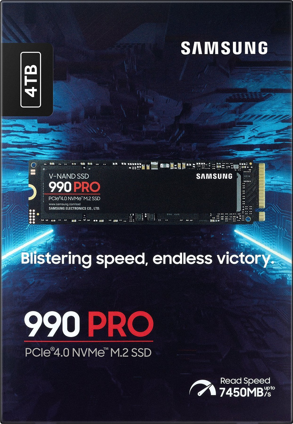 Zdjęcie produktu: Samsung 990 PRO 4TB M.2 NVMe (MZ-V9P4T0BW) Zdjęcie produktu: Samsung 990 PRO 4TB M.2 NVMe (MZ-V9P4T0BW)