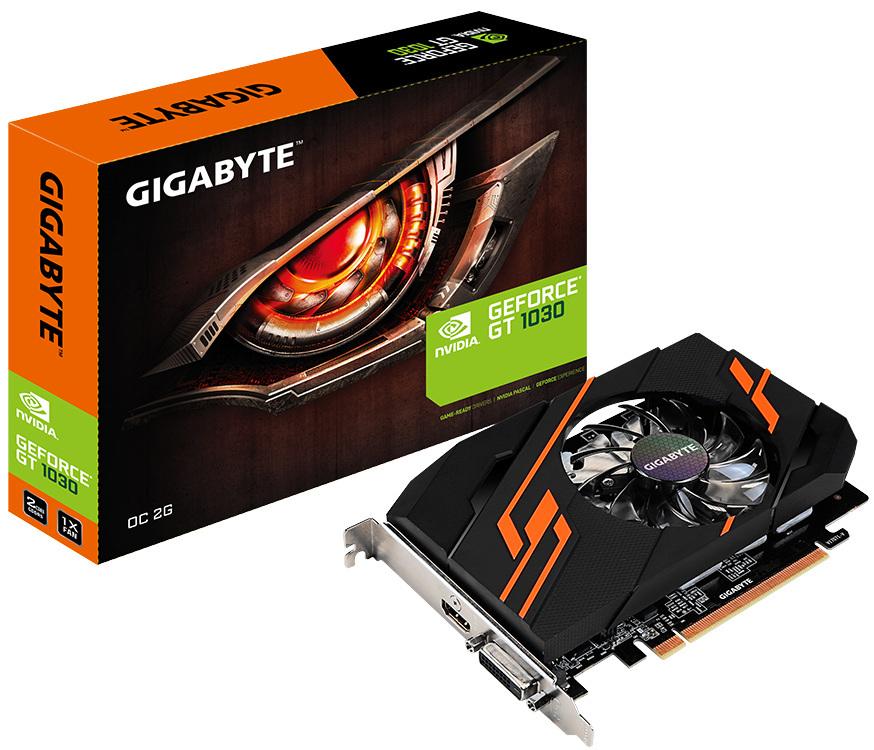 Gigabyte GeForce GT 1030 OC 2048MB 64Bit DDR5