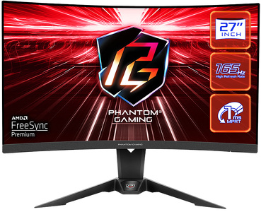 Miniatura produktu: Monitor Asrock PG27Q15R2A 27" WQHD 165Hz 1ms CURVED