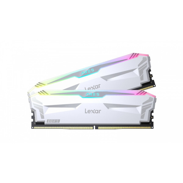 Pamięć Lexar ARES RGB DDR5 32GB (2x16GB) 6400MHz CL32 biała LD5EU016G-R6400GDWA Pamięć Lexar ARES RGB DDR5 32GB (2x16GB) 6400MHz CL32 biała LD5EU016G-R6400GDWA