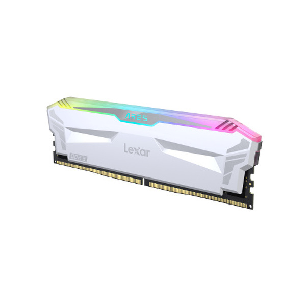 Zdjęcie produktu: Pamięć Lexar ARES RGB DDR5 32GB (2x16GB) 6400MHz CL32 biała LD5EU016G-R6400GDWA Zdjęcie produktu: Pamięć Lexar ARES RGB DDR5 32GB (2x16GB) 6400MHz CL32 biała LD5EU016G-R6400GDWA