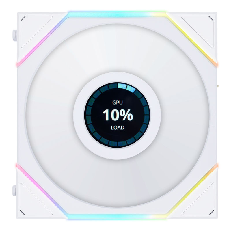 Lian Li UNI FAN TL LCD PWM 120mm biały 3pak