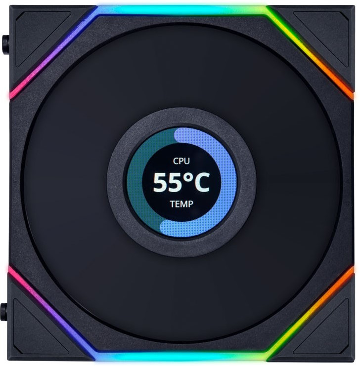 Wentylator Lian Li UNI FAN TL LCD PWM 120mm czarny