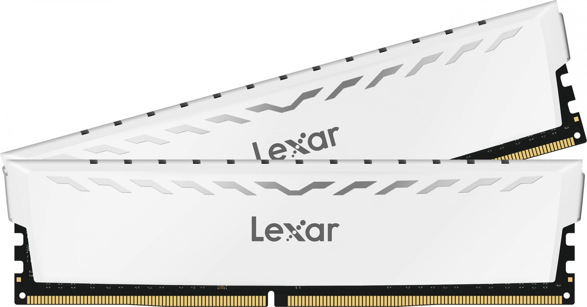 Zdjęcie produktu: Pamięć Lexar THOR Gaming DDR4 32GB (2x16GB) 3600MHz CL18 biała LD4BU016G-R3600GDWG