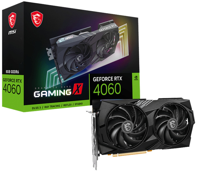 Zdjęcie produktu: MSI GeForce RTX 4060 GAMING X 8GB GDDR6 DLSS 3