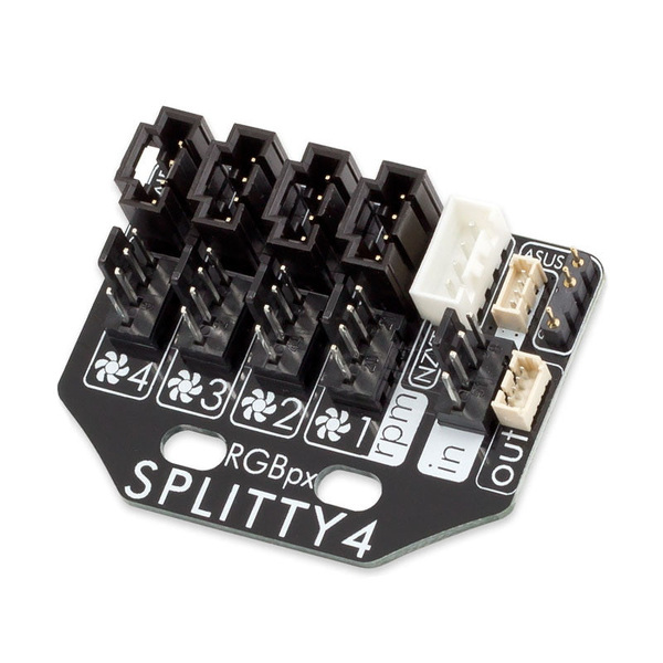 Zdjęcie produktu: aquacomputer RGBpx Splitty4 PWM/ARGB (53267)