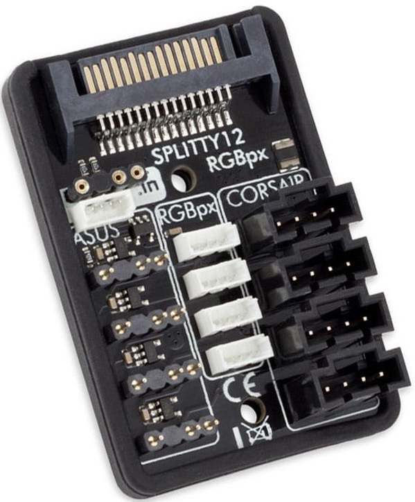 Zdjęcie produktu: aquacomputer RGBpx Splitty12 Active ARGB-Hub Zdjęcie produktu: aquacomputer RGBpx Splitty12 Active ARGB-Hub