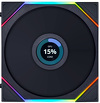 Miniatura zdjęcia: Wentylator Lian Li UNI FAN TL LCD Reverse Blade PWM 140mm black