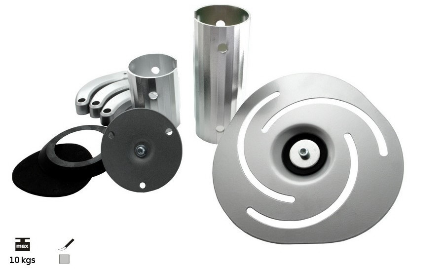 Uchwyt sufitowy do projektora 80-980mm 10kg Maclean MC-517 S srebrny