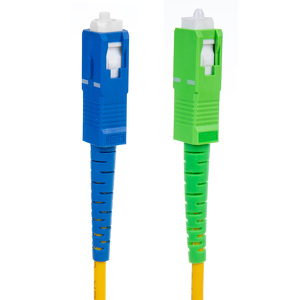 Miniatura produktu: Patchcord światłowód kabel Maclean, SC/APC-SC/UPC SM 9/125 LSZH, jednomodowy, długość 10m, simplex, G657A2, MCTV-404