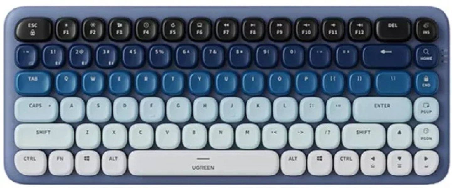Zdjęcie produktu: Klawiatura bezprzewodowa mechaniczna Ugreen KU101 Bluetooth / USB-C z podświetleniem - niebieska (90755) Zdjęcie produktu: Klawiatura bezprzewodowa mechaniczna Ugreen KU101 Bluetooth / USB-C z podświetleniem - niebieska (90755)