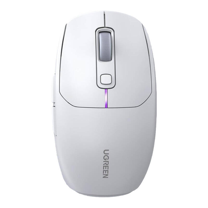 Mysz bezprzewodowa Ugreen (MU103) 5000 DPI 2.4G+BT - biała (15629)