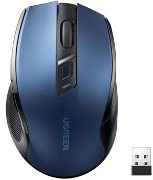 Miniatura produktu: Mysz bezprzewodowa UGREEN (MU006) 2.4 GHz - niebieska (15064)