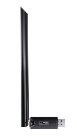 Miniatura produktu: Zewnętrzna karta sieciowa WiFi na USB Baseus FastJoy 650Mbps (B01317600111-02)