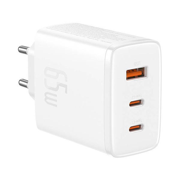 Zdjęcie produktu: Baseus GaN5 OS-Cube Pro 65W USB-C+USB  Biała
