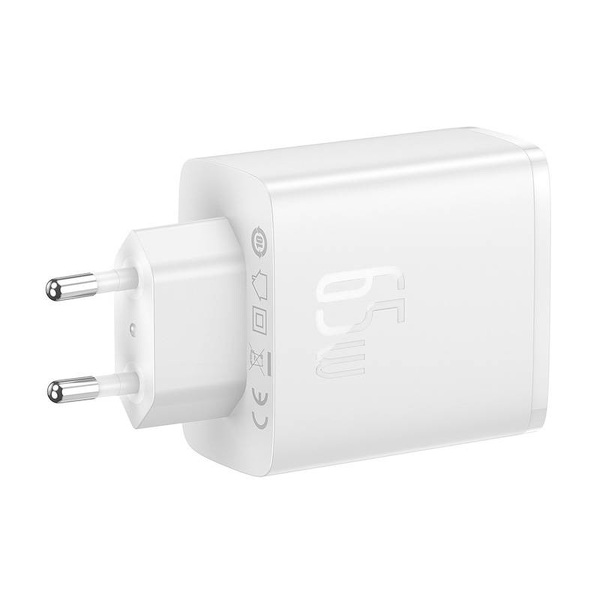 Zdjęcie produktu: Baseus GaN5 OS-Cube Pro 65W USB-C+USB  Biała
