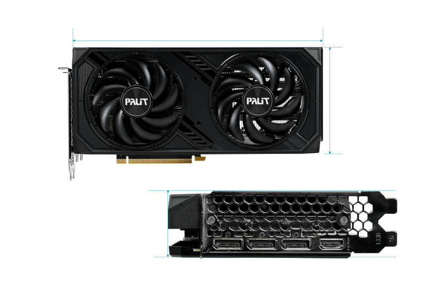 Zdjęcie produktu: Palit GeForce RTX 4070 SUPER Dual 12GB GDDR6X DLSS 3 (NED407S019K9-1043D)
