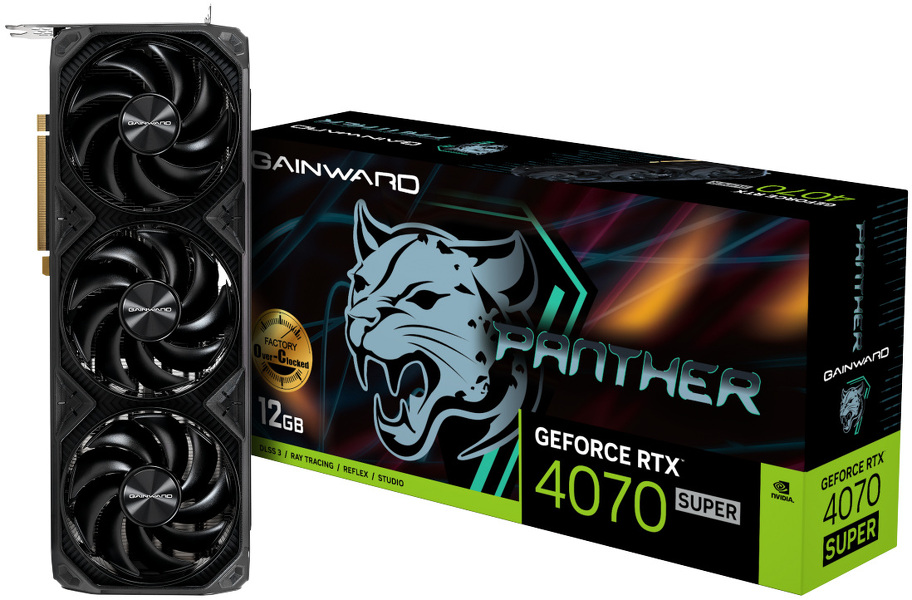 Zdjęcie produktu: Gainward GeForce RTX 4070 SUPER Panther OC 12GB GDDR6X (471056224-4373)