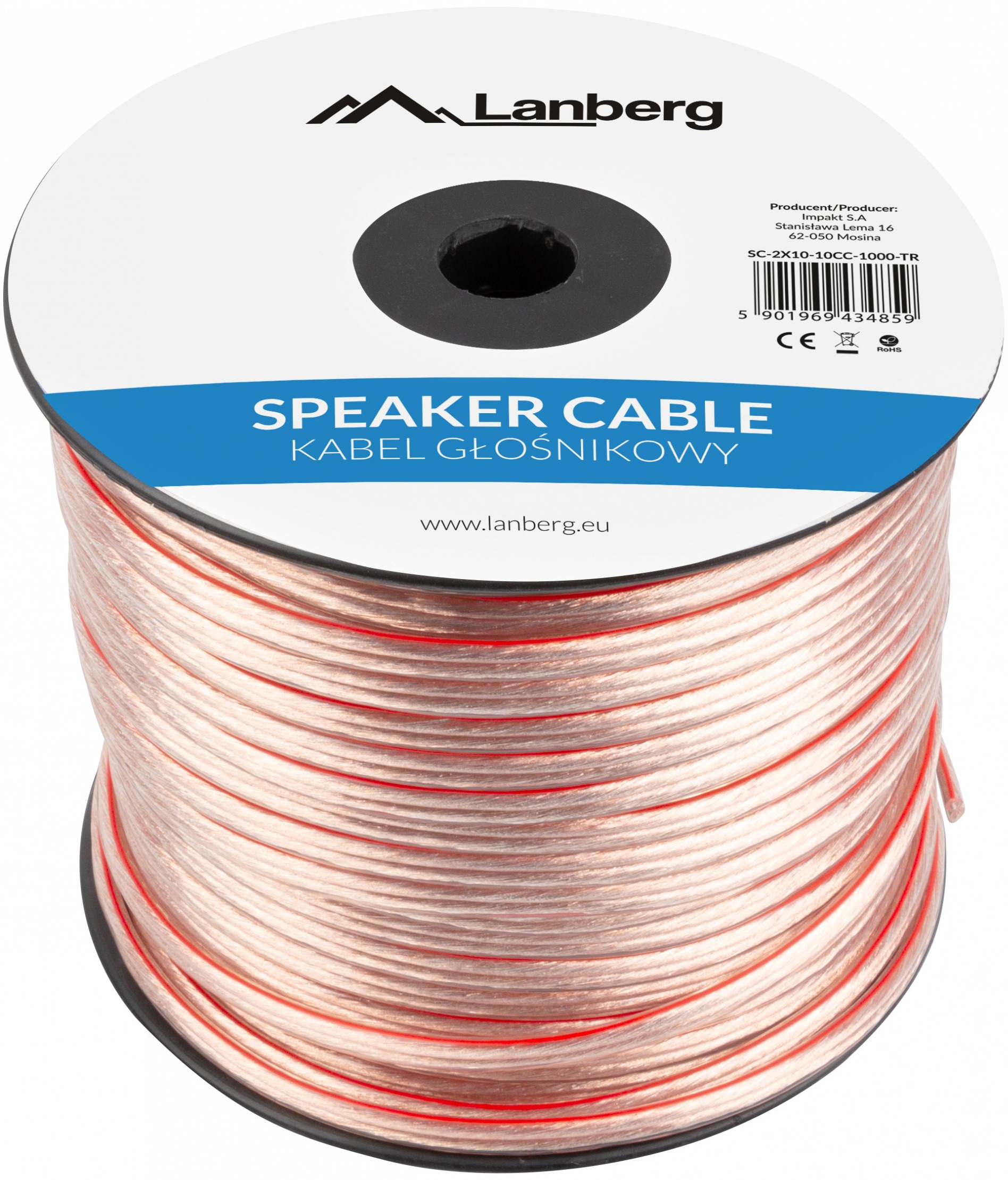 Kabel głośnikowy 2X1.5mm2 100m