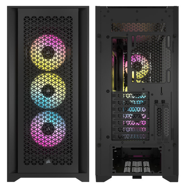 Zdjęcie produktu: Corsair iCUE 5000D RGB Airflow czarna Zdjęcie produktu: Corsair iCUE 5000D RGB Airflow czarna