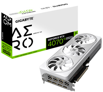 Miniatura produktu: Gigabyte GeForce RTX 4070 Ti SUPER AERO OC 16GB GDDR6X DLSS 3 (GV-N407TSAERO OC-16GD)