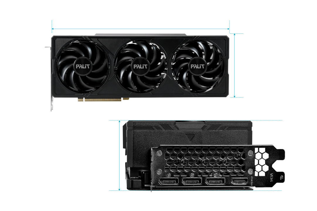 Palit GeForce RTX 4070 Ti SUPER JetStream OC 16GB GDDR6X DLSS 3 (NED47TSS19T2-1043J)