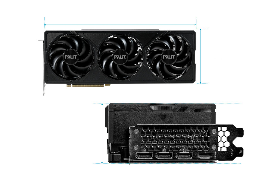 Zdjęcie produktu: Palit GeForce RTX 4070 Ti SUPER JetStream OC 16GB GDDR6X DLSS 3 (NED47TSS19T2-1043J)