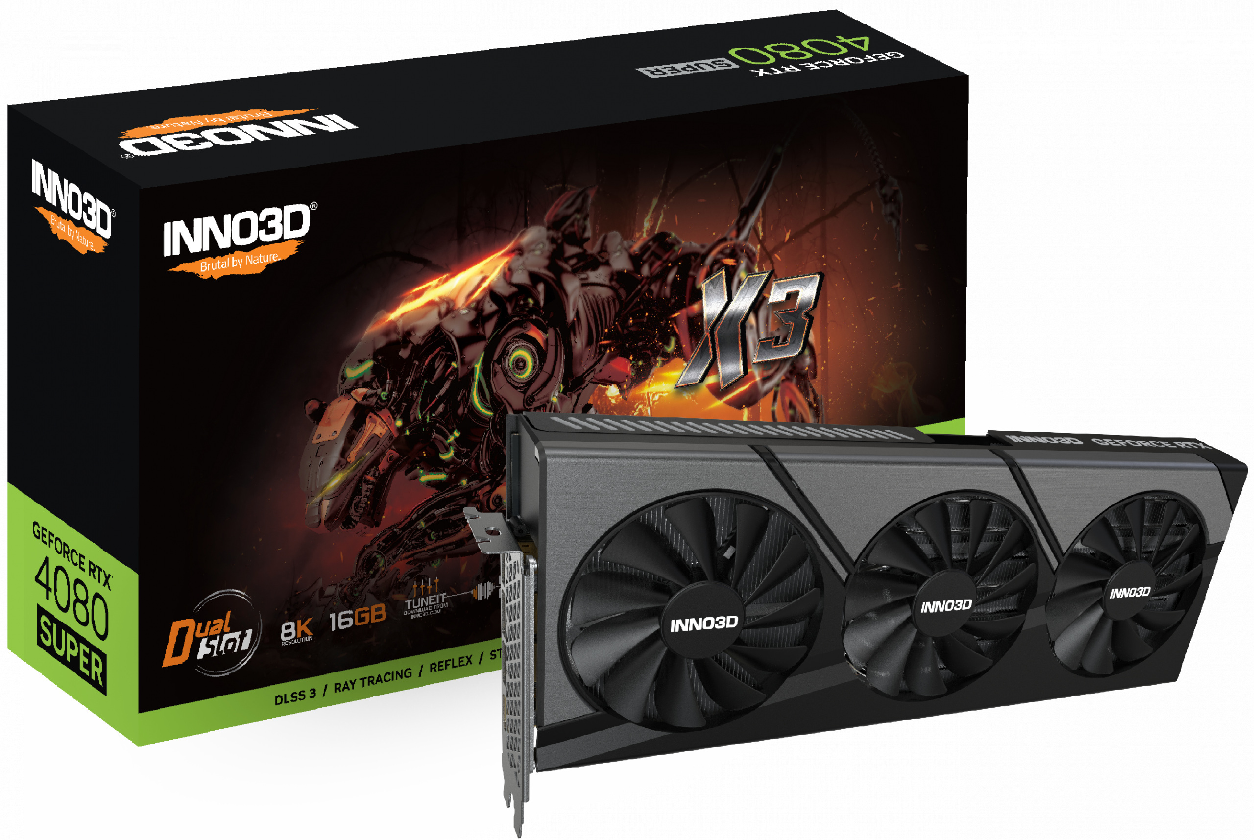 Inno3D GeForce RTX 4080 SUPER X3 16GB GDDR6X DLSS 3 (N408S3-166X-18703552)