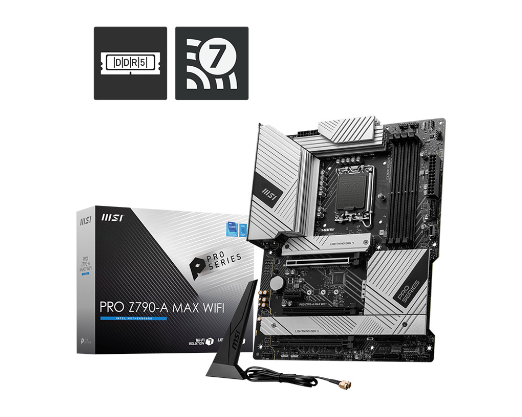 Płyta główna MSI PRO Z790-A MAX WIFI DDR5 LGA1700 Płyta główna MSI PRO Z790-A MAX WIFI DDR5 LGA1700